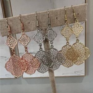 BNIB Park Lane Moana GOLD Filigree Earrings